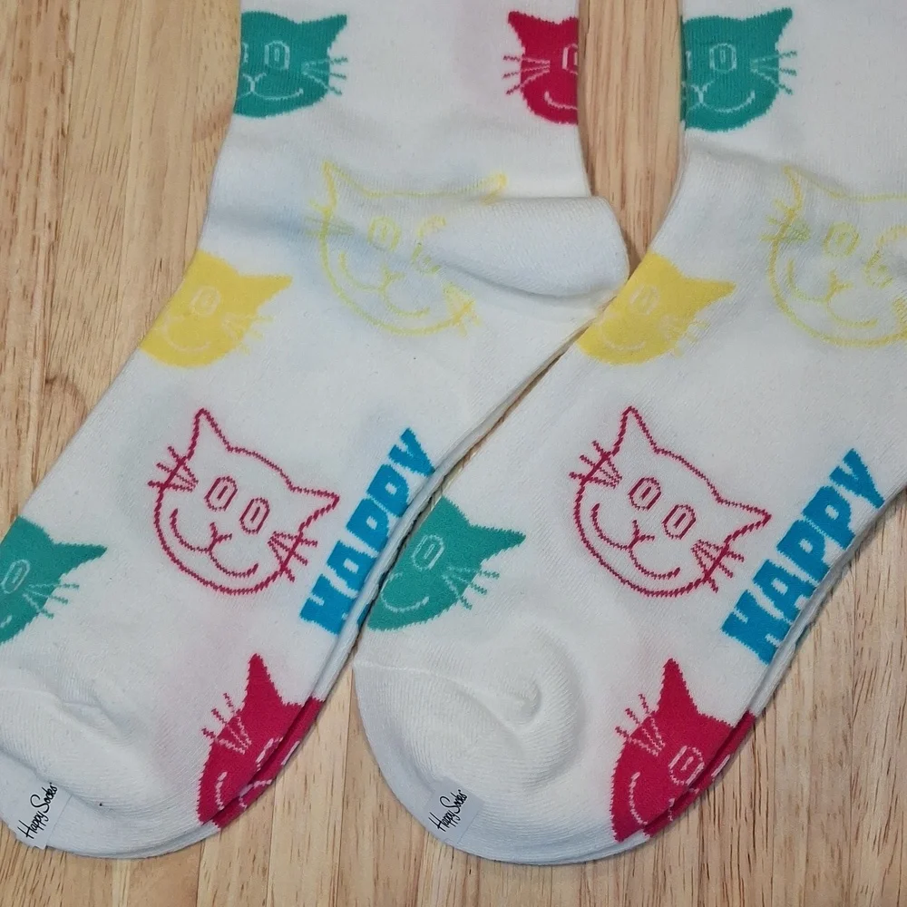 Happy Socks Bundle-Multicolor Cats